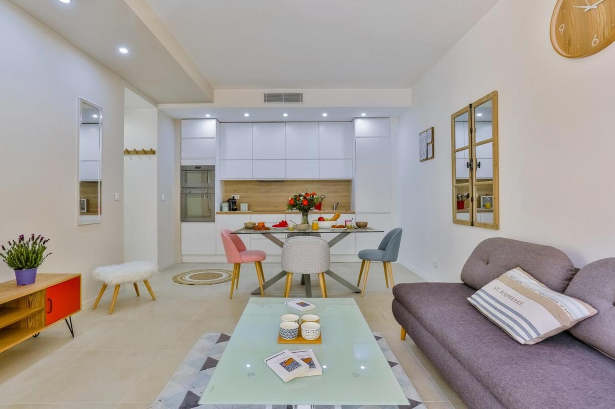 France 82 Tp -1 Min From The Sea - Terrace - Parking Apartment Nizza
